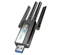 NONDK Nouvelle Carte Réseau sans WiFi 6E Double Bande 2,4 GHz/5 GHz avec Récepteur USB 3.0 et Adaptateur WiFi pour 10/11