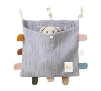 NONDK Organiseur latéral pour lit, sac de rangement en coton pour lit, sac de rangement, sac suspendu pour vêtements, pour couches. C