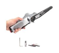 NONDK Pandre de Ceinture à Air D'Artisan Professionnel, Comprend 60, 80, 120 Ceintures de Grain pour le Ponçage en Bois et en Métal