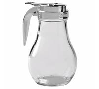 NONDK Pas de Bouteille de Sirop en Verre à Goutte, Distributeur de Sirop pour Le Sirop D'Érable, Distributeur de Miel, Récipient de Sirop en Verre sans Lave-Vaisselle