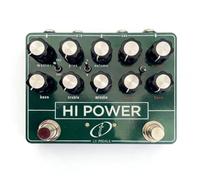 NONDK Pédale D'Effets Overdrive HI Power Single-Block Power Overload avec Boost de Distorsion et Lumières Colorées Colorsound.