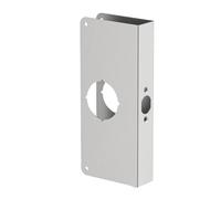 NONDK Plaque de Verrouillage en Acier Inoxydable et Plaque de Renforcement pour Portes de 1-3/8 Po D'Épaisseur - pour Renforcement de Finition en Acier Inoxydable.