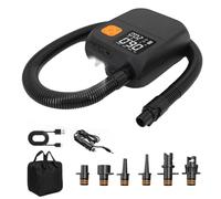 NONDK Pompe Électrique Portable Rechargeable pour Planche à Pagaie, avec Lampe de Poche LED, Batterie 8000 MAh, pour Planches à Pagaie, Kayaks