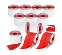 NONDK Porte de Fermeture Éclair de Construction Lourde - 12 Rouleaux, 7 Pieds X 3 Pouces, Auto-Adhésif pour une Fixation de Bâche Facile