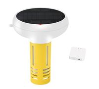 NONDK Pour Testeur de Qualité de L'Eau de Piscine 7 en 1 Tuya ZigBee USB + Solaire PH ORP Solides Dissous Totaux Salinité Température Mètre de Chlore
