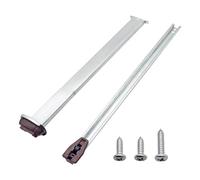 NONDK Remplacement de Glissière de Tiroir en Métal pour Diverses Commodes et Tables de Nuit, Kit de Rail de Tiroir et de Rail avec Plaque de Support en Métal