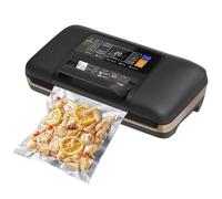 NONDK Scelleuse sous Vide pour Aliments Machine de Scellage sous Vide Verticale Instaseal Système de Scellage Puissant avec Double Soudure, Rangement des, Poignée à Verrouillage Facile, Prise EU