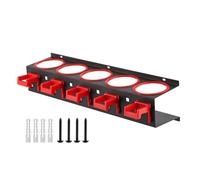 NONDK Support Monté sur Support Rangement pour Bouteilles Sprays avec Crochets, Accessoires, Organisateur Canettes Pulvérisation, Affichage Suspendu, Lieu Travail Garage