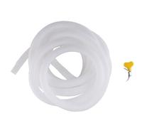 NONDK Tuyau de vidange pour déshumidificateur, tuyau de drainage flexible de avec adaptateur en caoutchouc découpé et pince de raccordement, remplacement de tuyau