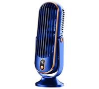 NONDK Ventilateur tour sans pales à 720 ° - Ventilateur oscillant silencieux avec 5 modes - Économe en énergie - Pour chambre à coucher, bureau - Bleu