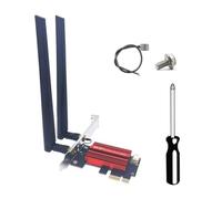 NONDK WiFi 7 MT7925 PCI-E Kit de Carte D'Adaptateur Tri Band 2,4G / 5G / 6GHz 5374Mbps BT5.3 Adaptateur de Réseau sans de Bureau pour Win11 / 10