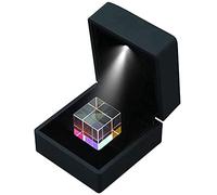 None Brand Optical Glass X-Cube Dichroic Cube Prism RGB Combiner Splitter for Educational Party Home Decoration Gift