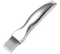 None Brand Stainless Steel Chopped Green Onion Knife, Stainless Steel Scallion Spring Onion Vegetable Shredder Slicer Cutter Gadget