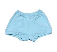 NONE BRANDED LUHAYESA Short de yoga professionnel Iyengar en coton doux rose pour femme, bleu clair, S