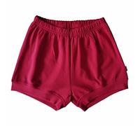 NONE BRANDED LUHAYESA Short de yoga professionnel Iyengar en coton doux rose pour femme, Rouge, L