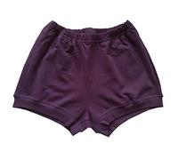 NONE BRANDED LUHAYESA Short de yoga professionnel Iyengar pour femme Rose Tissu doux Coton Iyengar Short, violet foncé, S