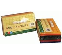 None Lot de 6 tablettes de 175 g de cire à modeler teintes vives assorties