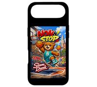 None Stop New York City Teddy Bear Playing Street Basketball Coque pour iPhone Air