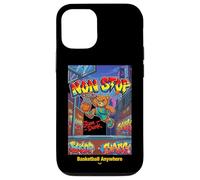 None Stop Teddy Bear Playing Basketball Illustration Graphic Coque pour iPhone 12/12 Pro