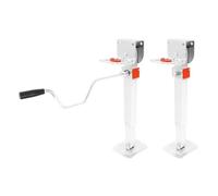 NoneDanGee Lot de 2 supports de remorque, pour camping-car, hauteur réglable de 42 à 56 cm, béquilles de stationnement, extensibles, accessoires de remorque, supports de manivelle pour support de