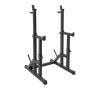 NoneDanGee Squat Rack Support d'haltères réglable en hauteur, multifonction, pour salle de sport, maison, jusqu'à 250 kg
