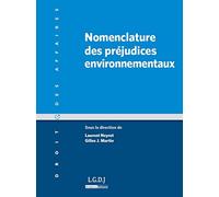 Nonenclature des préjudices environnementaux