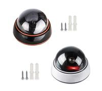 Nonene Caméra de sécurité fonctionnelle pour extérieur Dissuasion ABS Faux modèle de vidéosurveillance pour résidentiel maison entreprise Aucune alimentation nécessaire Caméra de sécurité simulée pour