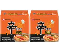 Nong Shim Ramyun Kimchi Nouilles Instantanées 10x112g (Lot de 2)