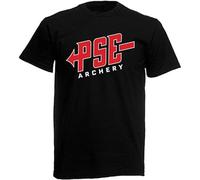 NONGSAO Pse Archery Bow Symbol Unisex 100% Cotton Short-Sleeve T-Shirts Black XL