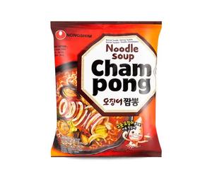NongShim Champong Ramyun - Saveur calamar épicée - 124 g