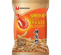 Nong Shim Chips saveur crevettes - Lot de 6 x 75 g