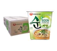 NONGSHIM - Cup Nouilles Instantanée Soon Légumes - Multipack (12 X 67 GR)