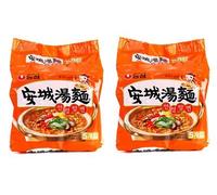 Nongshim Hot and Spicy Noodle, Ansung Tangmyun, 4.41-oz 10 Packs by Nongshim