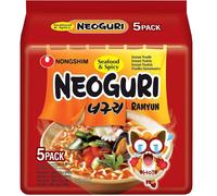 NONGSHIM Neoguri Ramyun Nouilles udon épicées saveur fruits de mer - 5 x 120 g