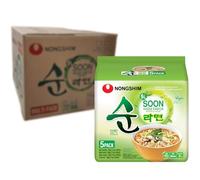 NONGSHIM Nouilles Instantanées Soon Veggie Value Pack 40 x 112 g 1 Unité