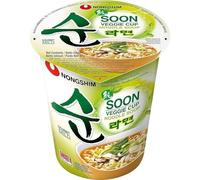NONGSHIM - Nouilles Végétariennes Prêtes à Déguster, Saveur Authentique et Texture Fondante (Cup 67g) - lot de 4 - Vendu par Lot