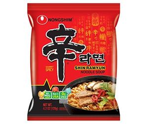 Nongshim Shin Frites Ramyun Gourmet Spicy, 12 paquets de 12