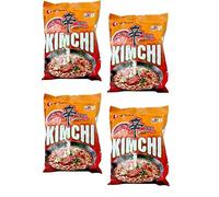 Nongshim Shin Ramyun Kimchi Lot de 4 nouilles instantanées 120 g (importées) - Végétarien