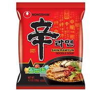 NongShim Shin Ramyun Lot de 16 soupes à nouilles épicées Gourmet 120 ml