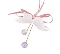 NONGYU Aile angélique artistique - Accessoires automobiles - Texture gypse résistante aux intempéries - 7 x 6 x 3 cm - Petite taille - Pièce décorative à suspendre pour intérieur de voiture