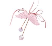 NONGYU Aile angélique artistique - Accessoires automobiles - Texture gypse résistante aux intempéries - 7 x 6 x 3 cm - Petite taille - Pièce décorative à suspendre pour intérieur de voiture