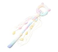 NONGYU Baguette de jeu pour activité active des animaux de compagnie et collage en peluche pour chatons d'intérieur pour félins chats Teaser en peluche douce enveloppée pour jeu interactif et