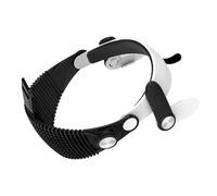 NONGYU Bandeau réglable en silicone pour lunettes de réalité virtuelle améliore le design ventilé et bandeau réglable en silicone souple respirant pour lunettes