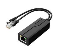 NONGYU Convertisseur PoE vers DC12V avec Gigabit Ethernet IEEE802.3af/at Déploiement Rapide PoE Splitter