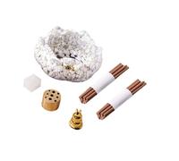NONGYU Ensemble de bâtons d'encens en résine de cristal pour créer une atmosphère apaisante, décoration d'intérieur, support décoratif