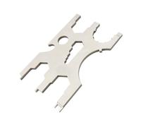 NONGYU Essential Compacts Outil multifonction 15 en 1 en acier inoxydable résistant à la corrosion