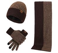 NONGYU Gants d'hiver pour homme et femme, gants pour temps froid, combinaison de travail pour la course à pied, la conduite, le cyclisme, chapeaux d'hiver pour femme avec trou pour queue de cheval, KF