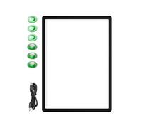 NONGYU Grand bloc lumineux LED à 6 niveaux pour dessin, croquis, facile à utiliser pour le traçage