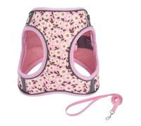 NONGYU Harnais sécurisé pour chien de grande taille avec bande réfléchissante pour petites races sans traction - Harnais respirant pour animal domestique - Design confortable