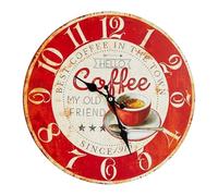 NONGYU Horloge murale sans tic-tac, horloge décorative contemporaine à piles pour salon, bureau, cuisine, pendaison de crémaillère